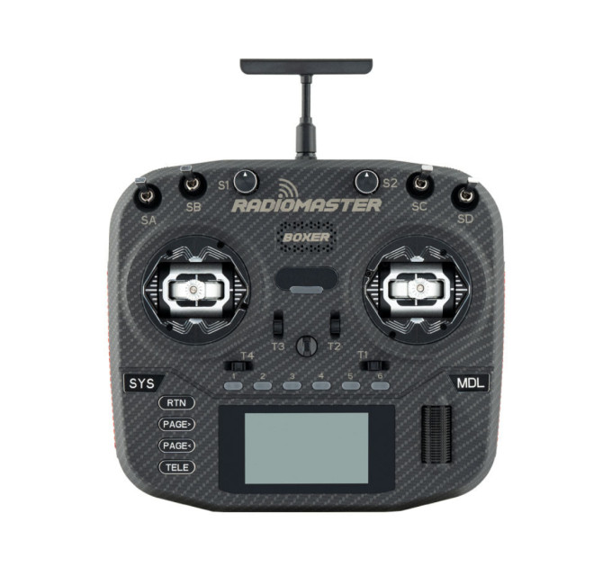 Пульт управління для дрона RadioMaster Boxer MAX ELRS AG01 BLACK (HP0157.0056-M2-BLK)