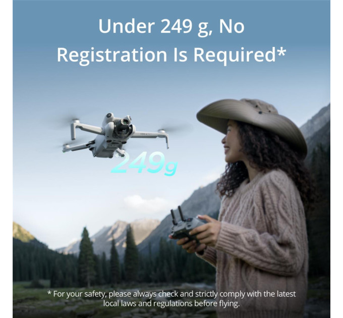 Квадрокоптер DJI Mini 4 Pro with RC 2 Remote Controller (CP.MA.00000732.01)