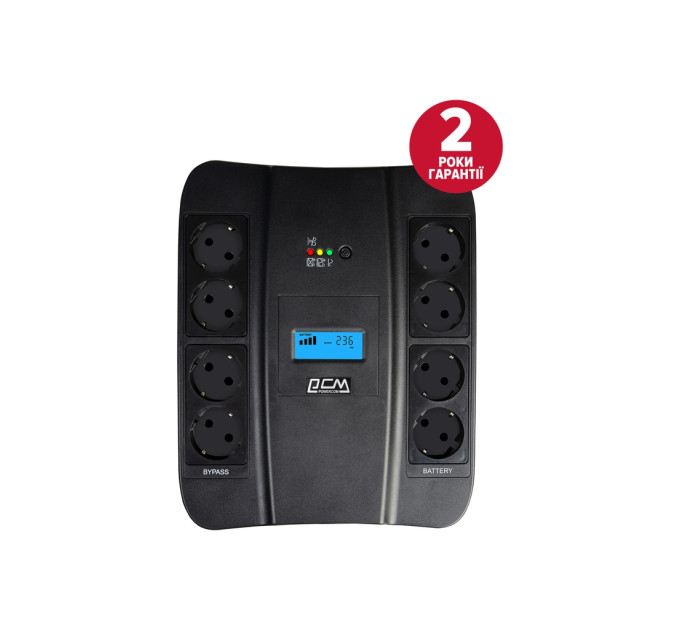 Пристрій безперебійного живлення Powercom SPD-900U Schuko