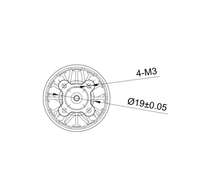 Двигун для дрона Hobbyporter 3115 640KV (HP3115-KV640)