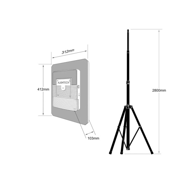 Підсилювач сигналу для дрона ALIENTECH DEIMOX 915MHz 1.2G 2.4G 5.2G 5.8G VM (DMX-09122450DSB/EU)