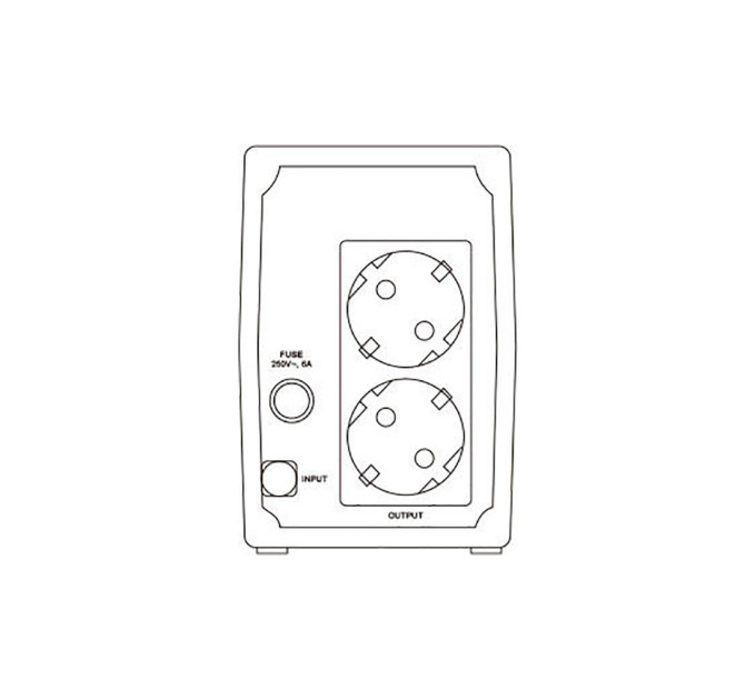 Пристрій безперебійного живлення Marsriva MR-UF800 480W (MR-UF800)
