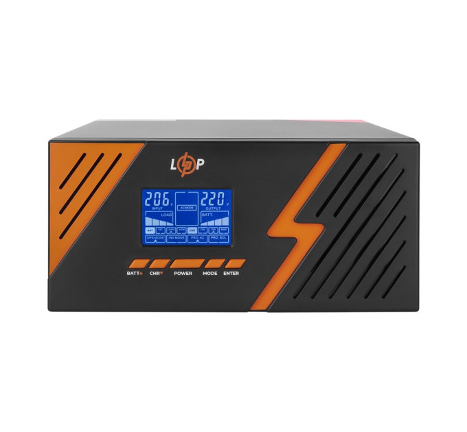 Пристрій безперебійного живлення LogicPower LPM - PSW-1500VA, 1050W, Black (22754)