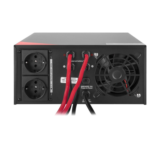 Пристрій безперебійного живлення LogicPower LPM - PSW-1500VA, 1050W, Black (22754)