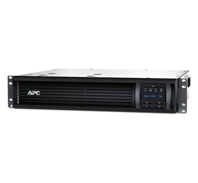 Пристрій безперебійного живлення APC Smart-UPS RM 750VA 2U LCD with SmartConnect (SMT750RMI2UC)
