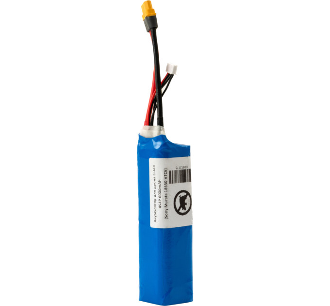 Акумуляторний блок Vinga Li-Ion 4s2Р 6000mAh з балансувальним кабелем Sony Murata 18650 VTC6 (6000BMS/SONY18650)