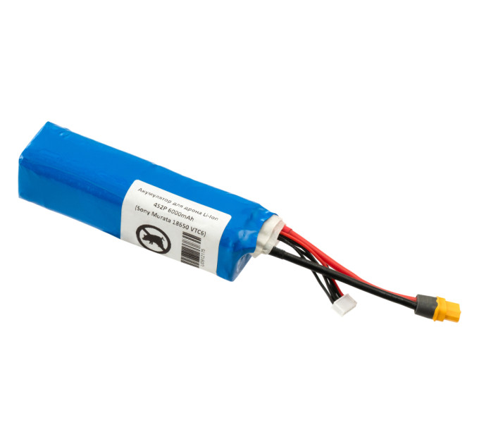 Акумуляторний блок Vinga Li-Ion 4s2Р 6000mAh з балансувальним кабелем Sony Murata 18650 VTC6 (6000BMS/SONY18650)