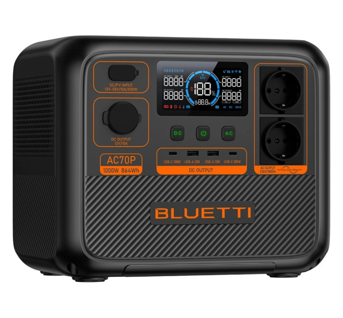 Зарядна станція BLUETTI AC70P 1000W (AC70P)
