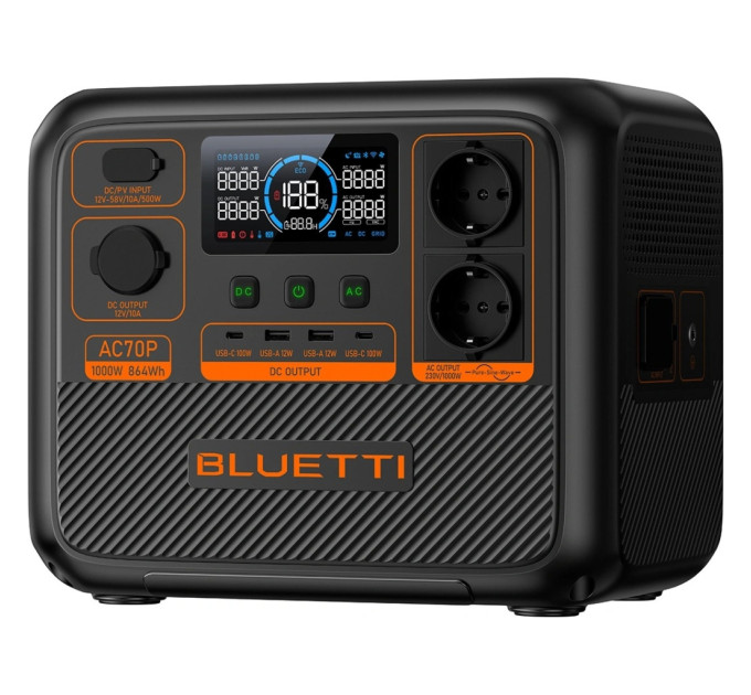 Зарядна станція BLUETTI AC70P 1000W (AC70P)