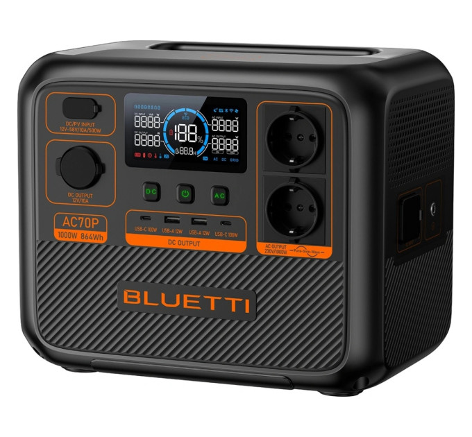 Зарядна станція BLUETTI AC70P 1000W (AC70P)
