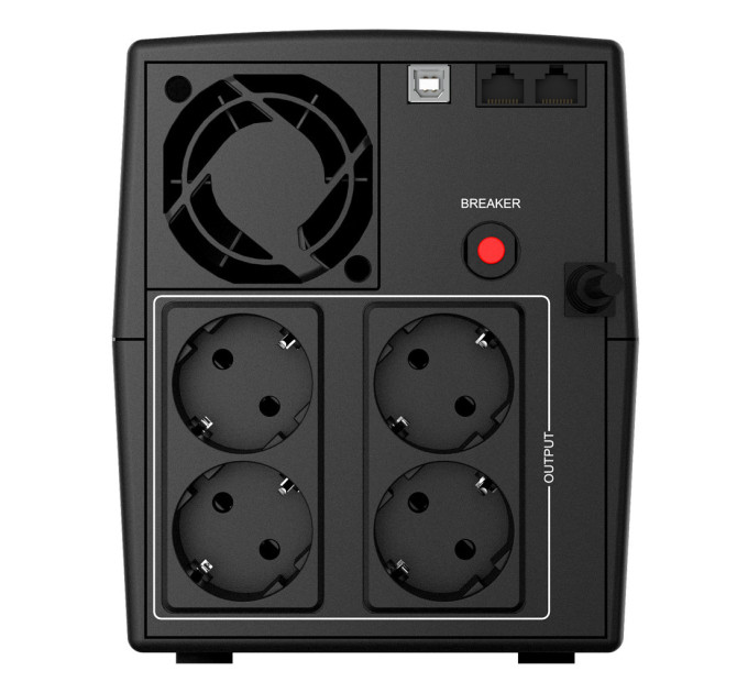 Пристрій безперебійного живлення nJoy Keen 1500VA USB (UPLI-LI150KU-CG01B)