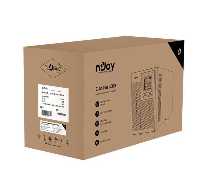 Пристрій безперебійного живлення nJoy Echo Pro 2000VA (UPOL-OL200EP-CG01B)