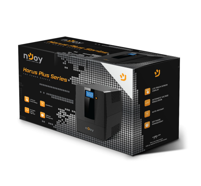 Пристрій безперебійного живлення nJoy Horus Plus 800 USB (PWUP-LI080H1-AZ01B)