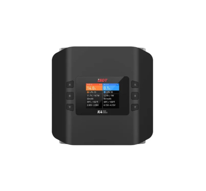 Зарядний пристрій для дрона iSDT K4 AC 400W DC 600Wx2 (HP0015.K4)