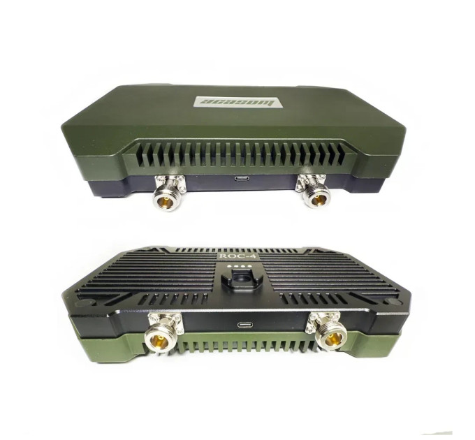 Підсилювач сигналу для дрона Acasom ROC-4 Green 2.4G/5.15/5.8G (10Вт) + кріплення до штативу (ROC-4 Green)