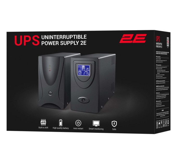 Пристрій безперебійного живлення 2E 2E-ED2000 1200W (2E-ED2000)