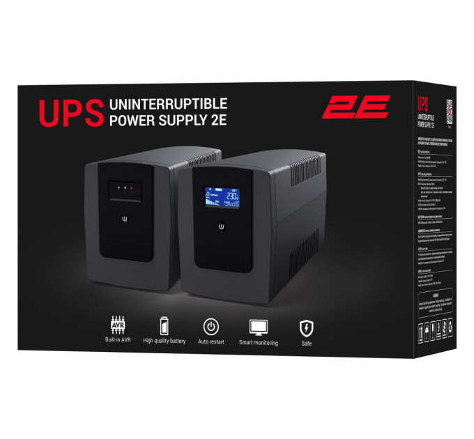 Пристрій безперебійного живлення 2E ED650, 360W (2E-ED650)