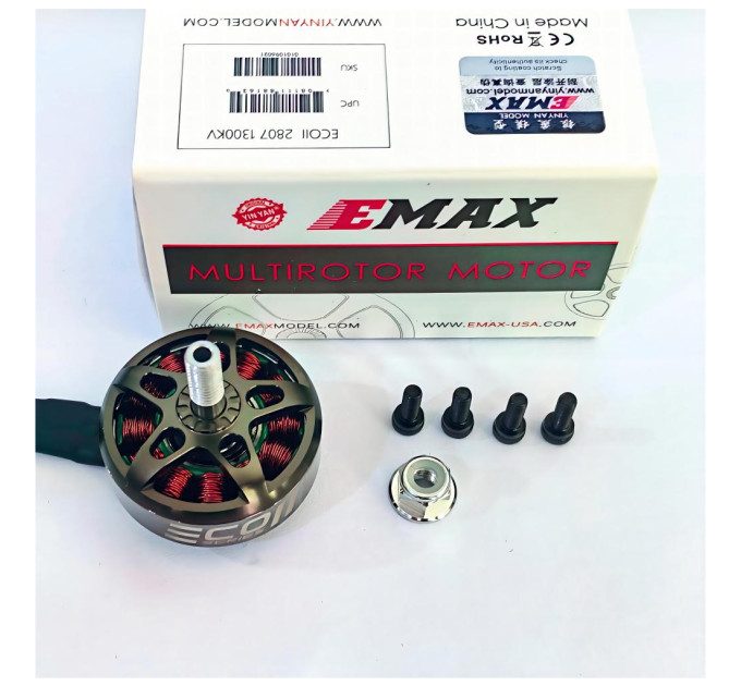 Двигун для дрона Emax ECO II 2807А 1300KV (0101096070)