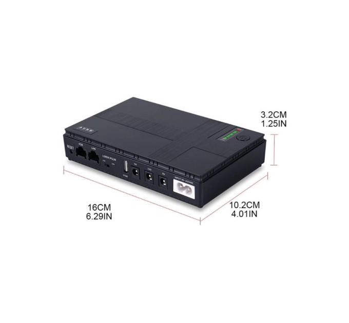 Пристрій безперебійного живлення XoKo DC1018P, 10400 mAh, black (XK-DC1018P-BK)