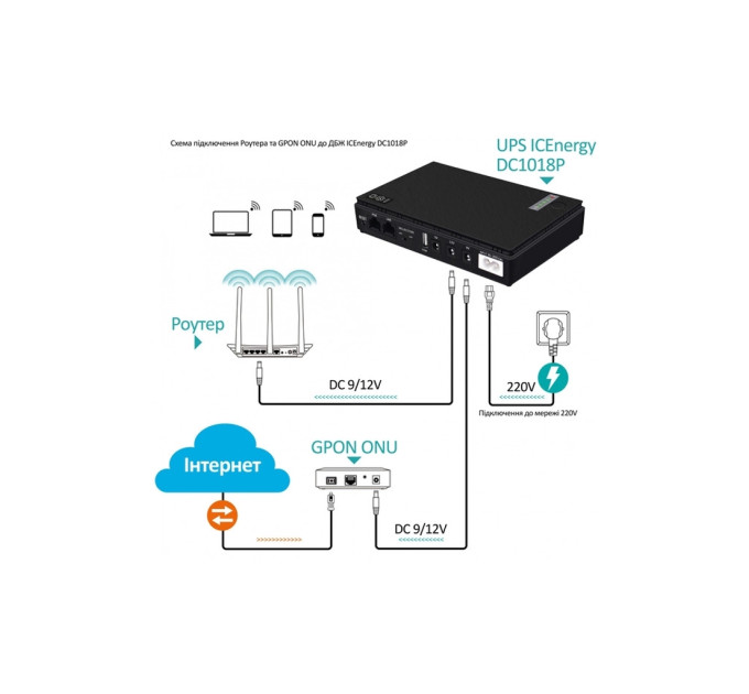 Пристрій безперебійного живлення XoKo DC1018P, 10400 mAh, black (XK-DC1018P-BK)