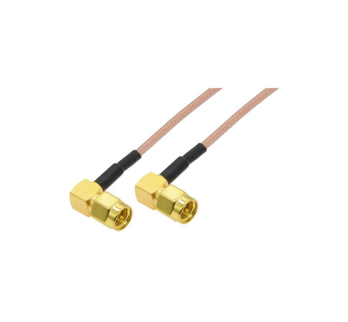 Кабель для дрона 4Hawks RP-SMA to RP-SMA cable, R/A, black, H155, 10м, 1 шт (C1-B-10)