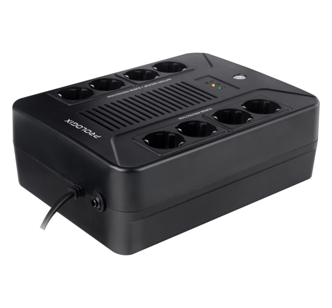 Пристрій безперебійного живлення Prologix 1000VA 600W (PLP1000VA8LED)