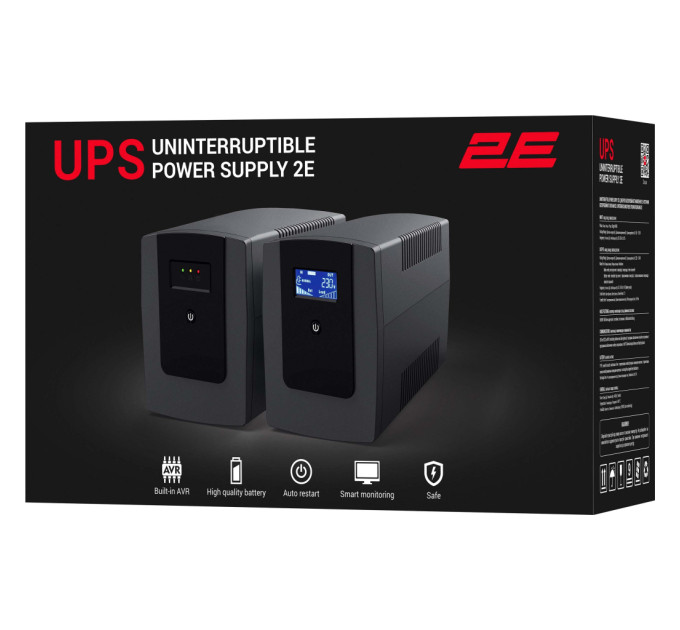 Пристрій безперебійного живлення 2E ED1500, 9000W (2E-ED1500)