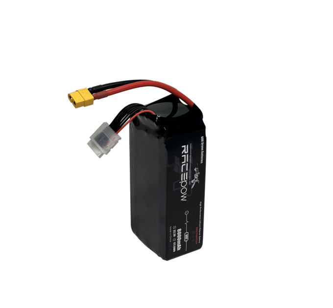 Акумуляторний блок RacePow Lipo 6s 8000mAh 80C XT60 (8000mAh-6s-80C)