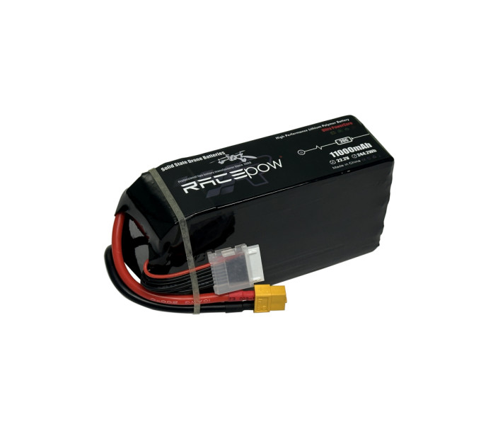 Акумуляторний блок RacePow Solid state Lipo 6s 11000mAh 20C XT60 (11000mAh-6s-20C)
