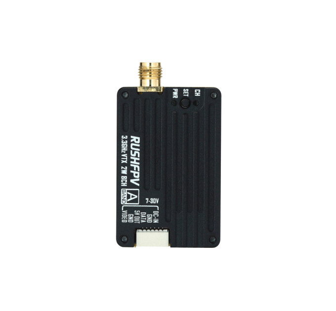 Відеопередавач (VTX) RushFPV 3.3G 2W VTX + antenna (CC-01)