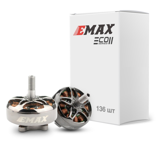 Двигун для дрона Emax ECO II 2807А 1300KV упаковка 136шт. (0101096071)