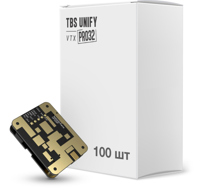 Відеопередавач (VTX) TBS Unify Pro32 DP 3W Wide Band упаковка 100шт. (Unify Pro32 DP 3W Wide Band Box)