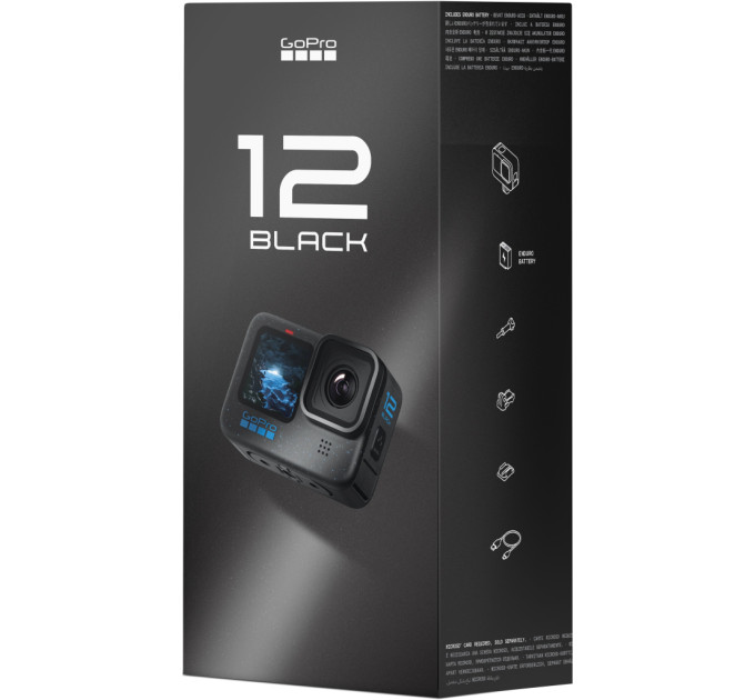 Екшн-камера GoPro HERO12 Black + Enduro + Head Strap + Handler Floating (CHDRB-121-RW)