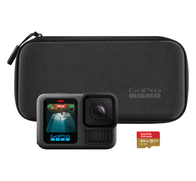 Екшн-камера GoPro HERO13 Black + 64Gb SD card (CHDSB-131-RT)