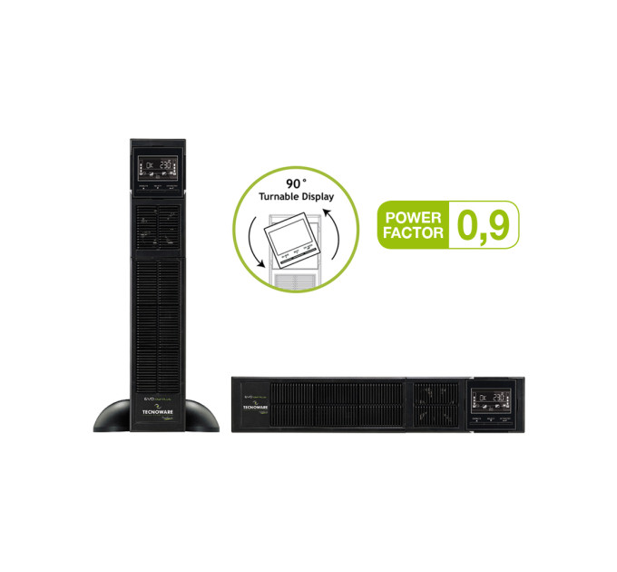 Пристрій безперебійного живлення TECNOWARE EVO DSP PLUS 2400VA RACK /TOWER IEC (FGCEDP2402RTIEC)