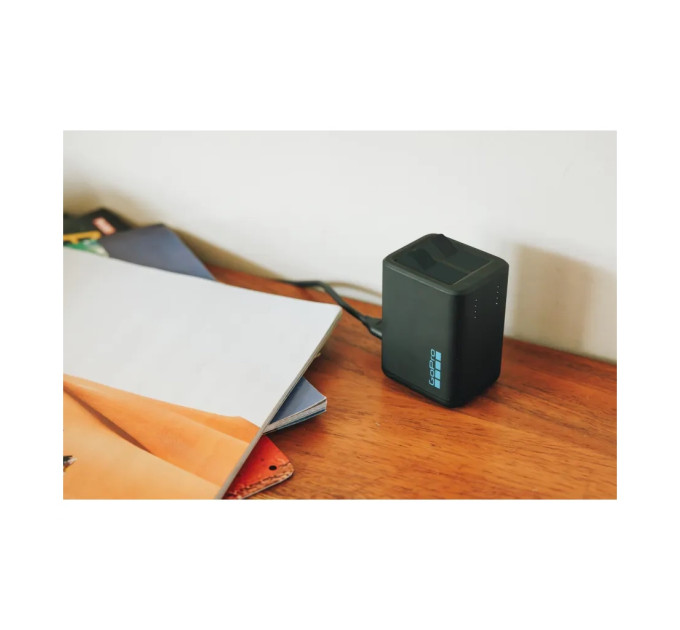 Аксесуар до екшн-камер GoPro подвійний зарядний пристрій Dual Battery Charger (HERO13 Black) (AEDBD-201-EU)