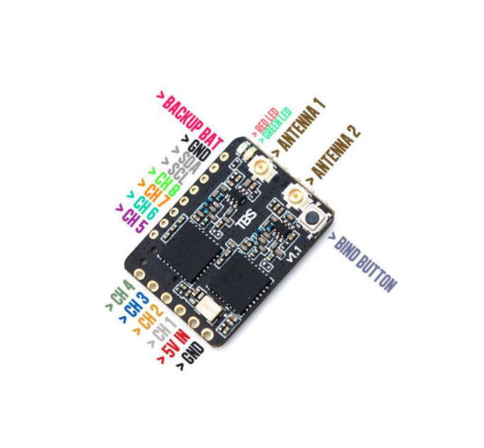 Приймач (RX) TBS Diversity Nano RX без антен (TBSDIV)