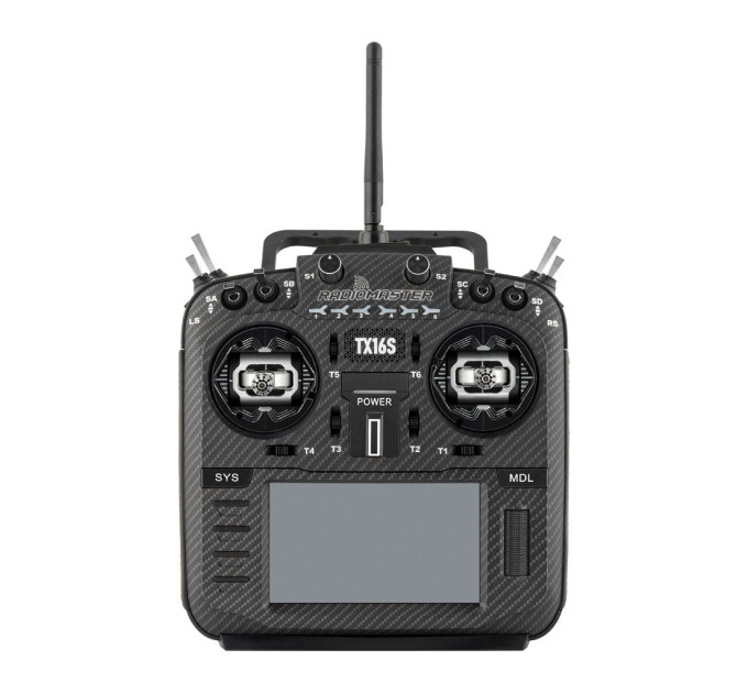 Пульт управління для дрона RadioMaster TX16S MKII MAX AG01 Gimbal ELRS Black M2 (HP0157.0026-BLK)