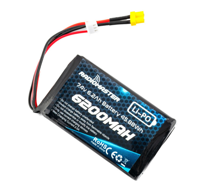 Акумуляторний блок RadioMaster 6200mah 2S Lipo Transmitter Battery (HP0157.BATT-6200-2S)