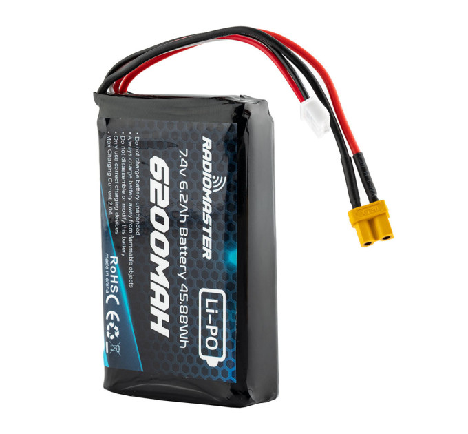 Акумуляторний блок RadioMaster 6200mah 2S Lipo Transmitter Battery (HP0157.BATT-6200-2S)