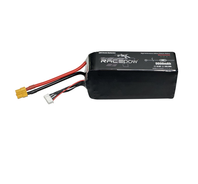 Акумуляторний блок RacePow 9000mAh 6S2P 22.8V 80C (9000mAh-6S2P-80C)