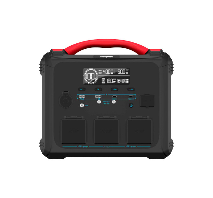 Зарядна станція Energizer 1200W, 1102Wh (PPS1100W2F)