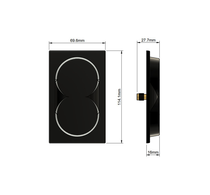 Антена для дрона TrueRC X2-AIR 5.0 MK II SMA RHCP (0608597256260)