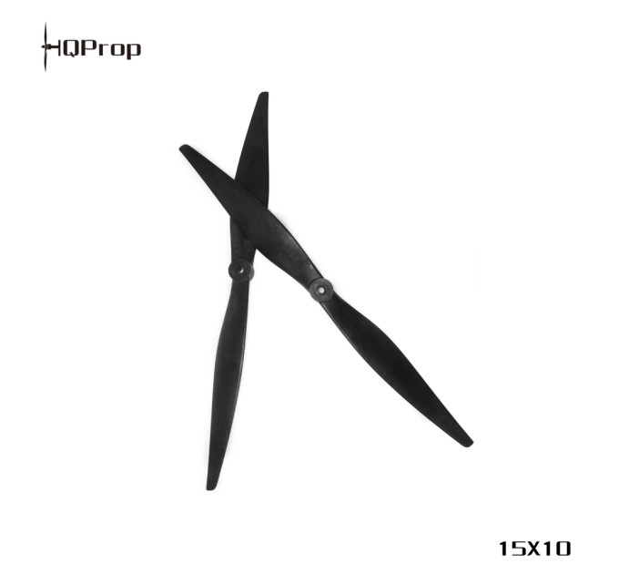 Пропелер для дрона HQProp 15x10 CCW Black-Glass Fiber Reinforced Nylon (15X10-GRN)