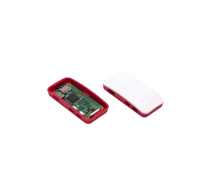 Корпус для Мікро ПК Raspberry Pi Корпус для Raspberry Pi Zero/Zero2, офіційний червоно-білий (SC0049) (SC0049)