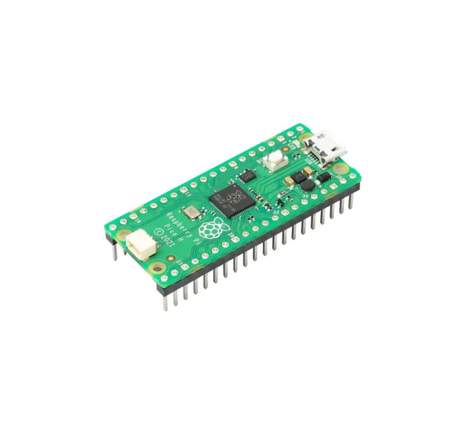 Додаткове обладнання для Мікро ПК Raspberry Pi Мікроконтролер Raspberry Pi Pico H (SC0917) (SC0917)
