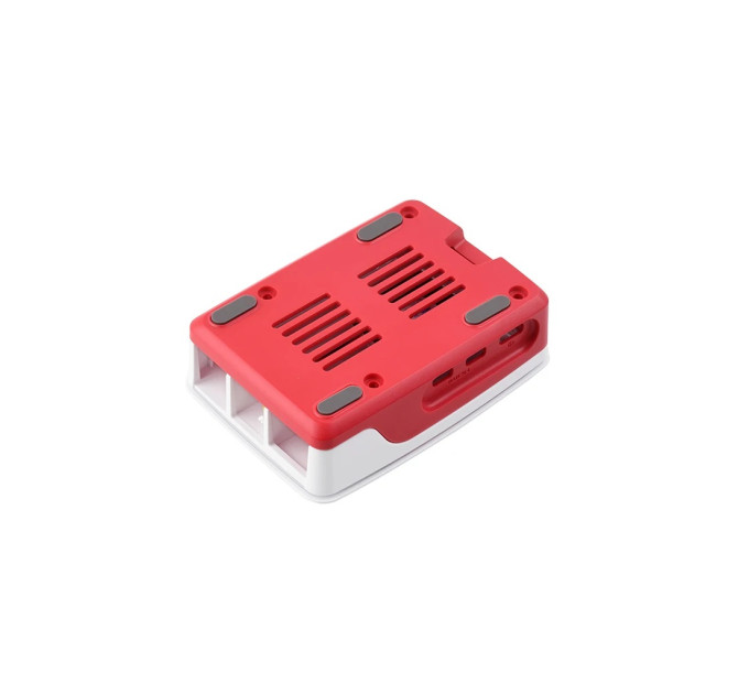Корпус для Мікро ПК Raspberry Pi Корпус червоно-білий для Raspberry Pi 5 офіційний (SC1159)