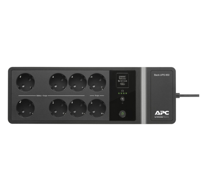 Пристрій безперебійного живлення APC Back-UPS 850VA, 520W (BE850G2-GR)