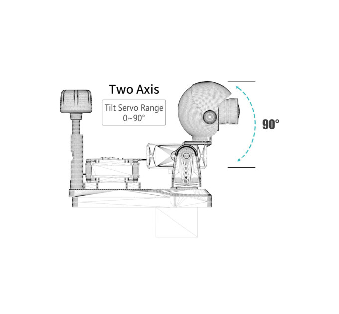 Підвіс для дрона ATOMRC 3D printed Gimbal-Two axis (Gimbaltwo)