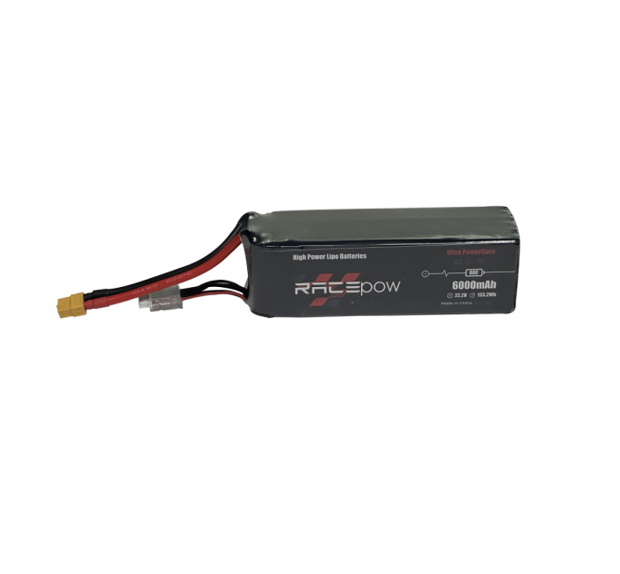 Акумуляторний блок RacePow 6000mAh 6S 80C (6000mAh-6S-80C)